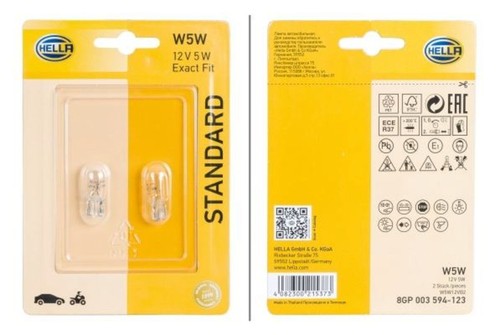Hella parklight bulb w5w - bulb,