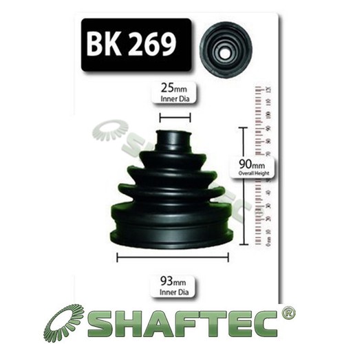 Genuine shaftec boot kit - cv,