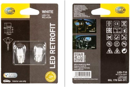 Hella glove box - bulb, led