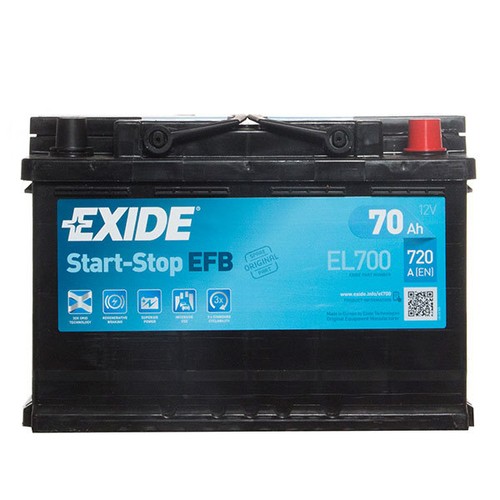 Exide el700 starter battery - exide,