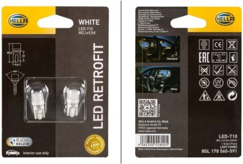 Hella glove box - box, led